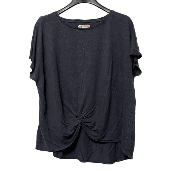 LOU & GREY 100% Linen Twist Front Shirt XL - Picture 1 of 6